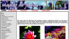What Mundodeflores.com website looked like in 2016 (7 years ago)
