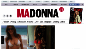 What Madonna24.at website looked like in 2016 (7 years ago)