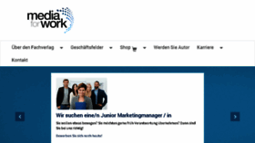 What Mediaforwork.de website looked like in 2016 (7 years ago)
