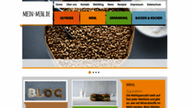 What Mein-mehl.de website looked like in 2016 (7 years ago)