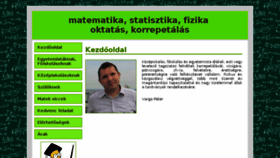 What Matekkorrep.hu website looked like in 2016 (7 years ago)