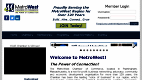 What Metrowest.org website looked like in 2016 (8 years ago)