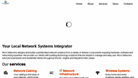 What Micronetworks.biz website looked like in 2016 (7 years ago)