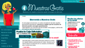 What Muestrasgratis.com website looked like in 2016 (7 years ago)