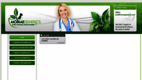What Moiraegenerics.com website looked like in 2016 (7 years ago)