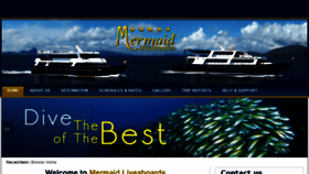 What Mermaid-liveaboards.com website looked like in 2016 (7 years ago)