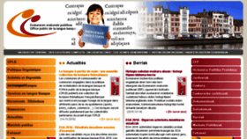 What Mintzaira.fr website looked like in 2016 (8 years ago)