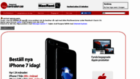What Macrent.se website looked like in 2016 (7 years ago)