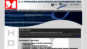 What Manteceletrica.com.br website looked like in 2016 (7 years ago)