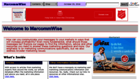 What Marcommwise.com website looked like in 2016 (7 years ago)