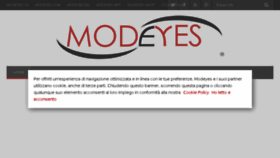What Modeyes.it website looked like in 2016 (7 years ago)
