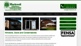 What Markwell-ltd.com website looked like in 2016 (7 years ago)