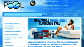 What My-perfect-pool.de website looked like in 2016 (7 years ago)