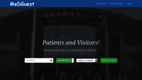 What Medguest.com website looked like in 2016 (7 years ago)