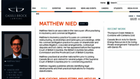What Matthewnied.com website looked like in 2016 (7 years ago)