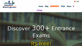 What Myexamplan.com website looked like in 2016 (7 years ago)