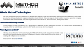 What Methodhosting.net website looked like in 2016 (7 years ago)