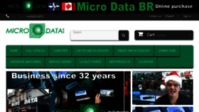 What Microdata.ca website looked like in 2016 (7 years ago)
