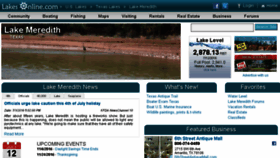 What Meredith.uslakes.info website looked like in 2016 (7 years ago)