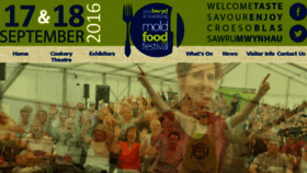 What Moldfoodfestival.co.uk website looked like in 2016 (7 years ago)