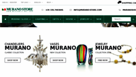 What Murano-store.com website looked like in 2016 (9 years ago)