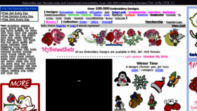 What Mysweetembroidery.com website looked like in 2016 (7 years ago)