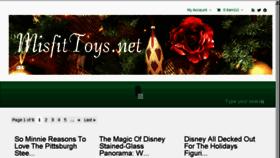 What Misfittoys.net website looked like in 2016 (7 years ago)