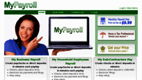 What Mypayroll.com website looked like in 2016 (7 years ago)