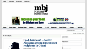 What Mbjguam.net website looked like in 2016 (7 years ago)