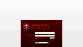 What Mail.amu.ac.in website looked like in 2016 (7 years ago)