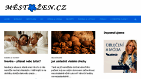 What Mestozen.cz website looked like in 2016 (7 years ago)