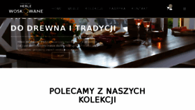 What Meblewoskowane.pl website looked like in 2016 (7 years ago)