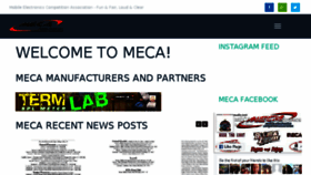 What Mecacaraudio.com website looked like in 2016 (7 years ago)