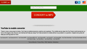 What M.flv2mp3.org website looked like in 2016 (7 years ago)