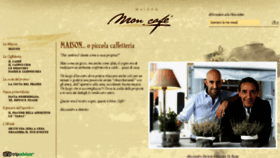 What Mon-cafe.it website looked like in 2016 (7 years ago)