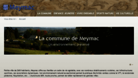What Meymac.fr website looked like in 2016 (7 years ago)