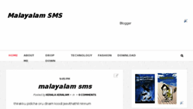 What Malayalamsms2u.blogspot.com website looked like in 2016 (7 years ago)