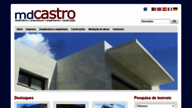 What Mdcastro.pt website looked like in 2016 (7 years ago)