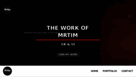 What Mrtim.co website looked like in 2016 (7 years ago)