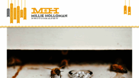 What Millieholloman.com website looked like in 2016 (7 years ago)