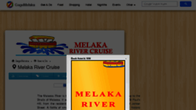 What Melakarivercruise.com website looked like in 2016 (7 years ago)