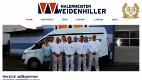What Malerweidenhiller.de website looked like in 2016 (7 years ago)