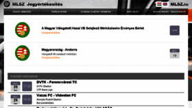 What Meccsjegy.mlsz.hu website looked like in 2016 (7 years ago)