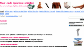What Mon-guide-epilation-definitive.fr website looked like in 2016 (7 years ago)