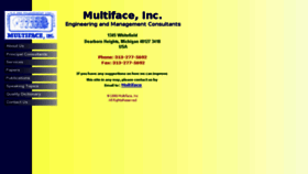 What Multiface.com website looked like in 2016 (7 years ago)