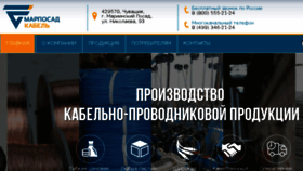 What Mpkabel.ru website looked like in 2016 (7 years ago)