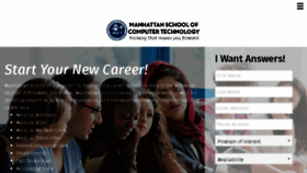 What Manhattanschool.com website looked like in 2016 (7 years ago)