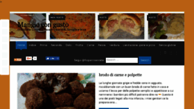 What Mangiocongusto.it website looked like in 2016 (7 years ago)