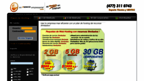 What Miespacioempresarial.com website looked like in 2016 (8 years ago)