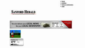 What Mysanfordherald.com website looked like in 2016 (7 years ago)